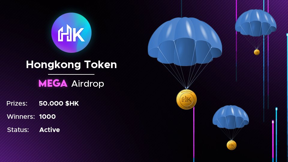 HongKong Token (@hongkongtoken) on Twitter photo ⚡ MEGA AIRDROP ⚡
🥇 Join the Airdrop now and take your place in the future! 😎
1️⃣ Follow <a href="/HongkongToken/">HongKong Token</a>
2️⃣ Like and RT this tweet
3️⃣ Tag 3 friends
🔵 Click the button below to join the airdrop and complete all the tasks. 👇
gleam.io/83Sf0/hongkong…
#Airdrop #Giveaway #NFT ⚡ MEGA AIRDROP ⚡
🥇 Join the Airdrop now and take your place in the future! 😎
1️⃣ Follow <a href="/HongkongToken/">HongKong Token</a>
2️⃣ Like and RT this tweet
3️⃣ Tag 3 friends
🔵 Click the button below to join the airdrop and complete all the tasks. 👇
gleam.io/83Sf0/hongkong…
#Airdrop #Giveaway #NFT