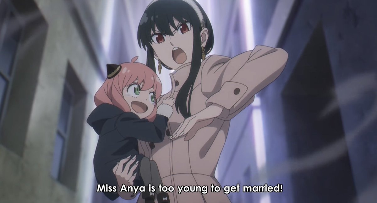 WorldStyleEgo's tweet photo. Yor has a message for all lolicons 

#SPY_FAMILY https://t.co/Ra46yVJKFu