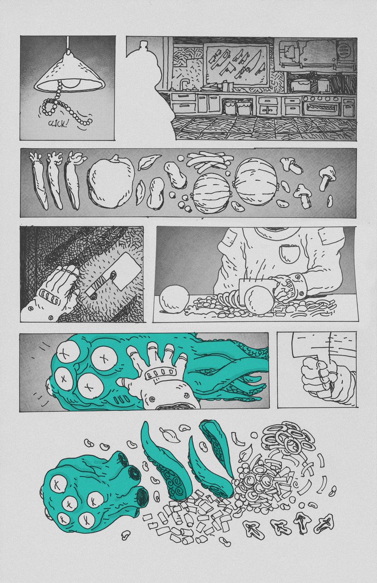 Making Eye-Squid soup

(1 serving) 
