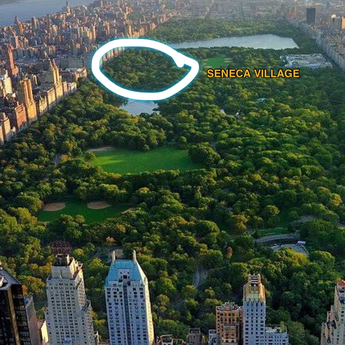 Successful black communities and towns. A THREAD!

Did you know that an entire Manhattan village owned by black people was destroyed to build Central Park.

The community was called Seneca Village. It spanned from 82nd Street to 89th Street.