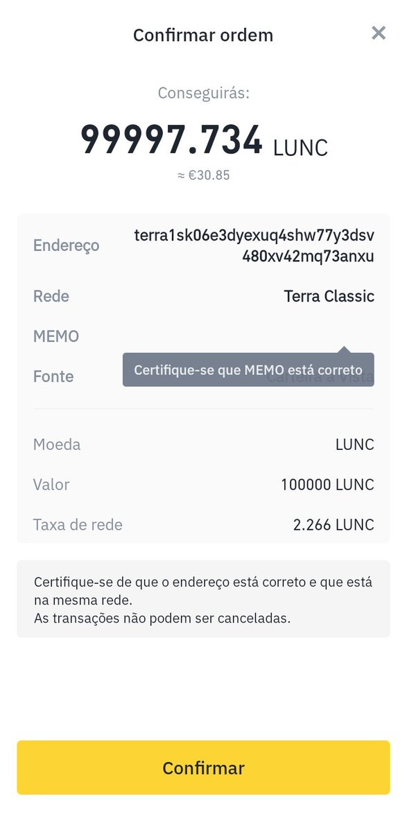 SergioVaralonga's tweet photo. @TerraclassicHQ Send 100000, minus taxes. 👍 https://t.co/WwkoO8G0aB