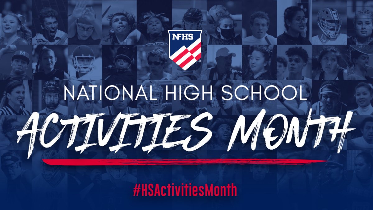 National High School Activities Month is under way! Join the annual celebration of high school athletics & activities by promoting each themed week with help from our recommendations & resources 👉 bit.ly/3fwaCXQ. #HSActivitiesMonth #CaseForHighSchoolActivities
