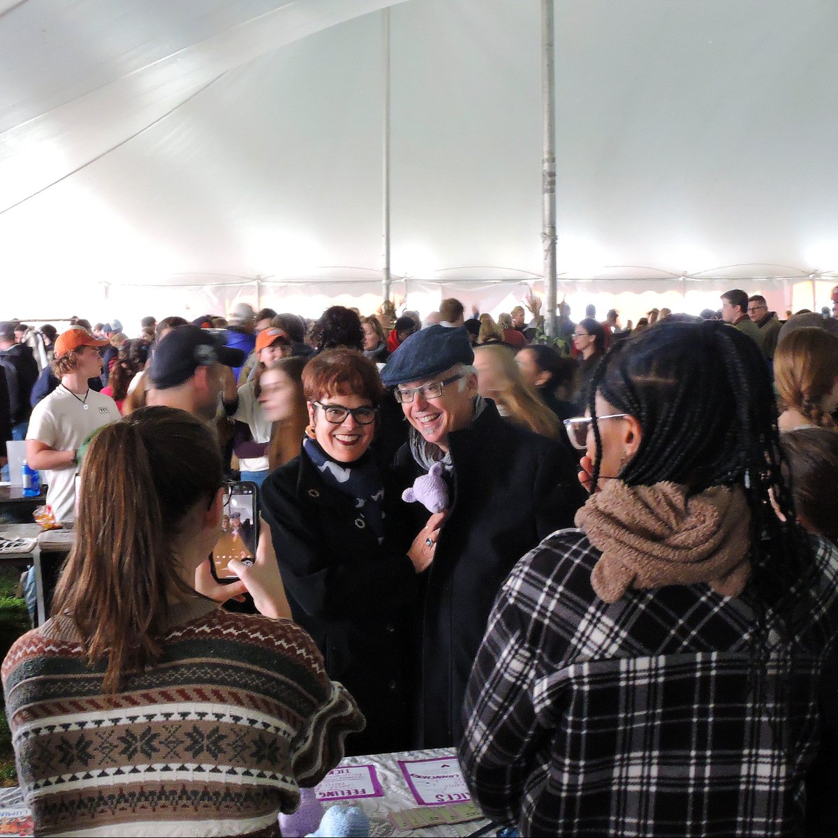 ConnCollege's tweet photo. Get your Conn colors on! πππ
Harvestfest is a hallmark of #CCFallWeekend where clubs and orgs sell merch to fundraise. It's one of the most popular events of the year! https://t.co/uHKCBUadtt