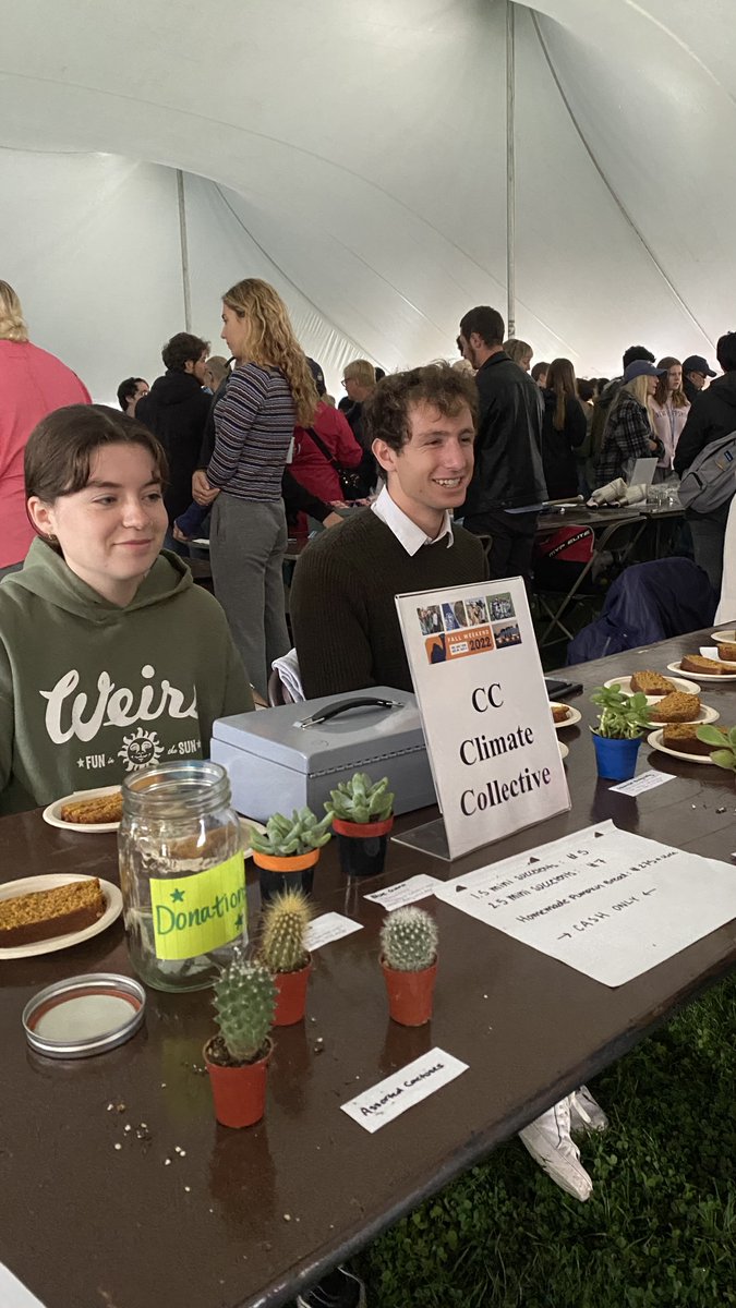 ConnCollege's tweet photo. Get your Conn colors on! πππ
Harvestfest is a hallmark of #CCFallWeekend where clubs and orgs sell merch to fundraise. It's one of the most popular events of the year! https://t.co/uHKCBUadtt