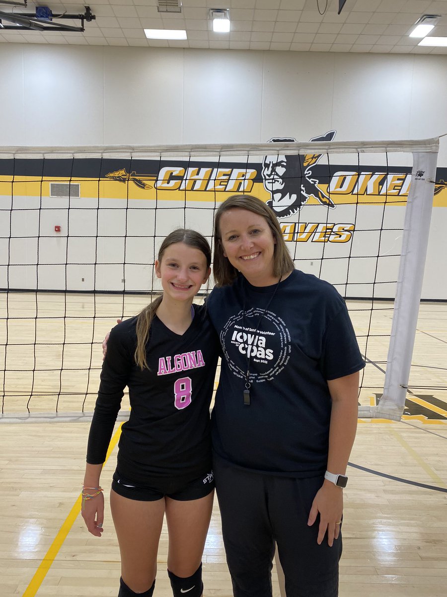 alivanotterloo's tweet photo. Coached my daughter’s volleyball team this year during the month of service @IowaCPAs. Thanks for encouraging us to volunteer! https://t.co/QN9A1lOVip