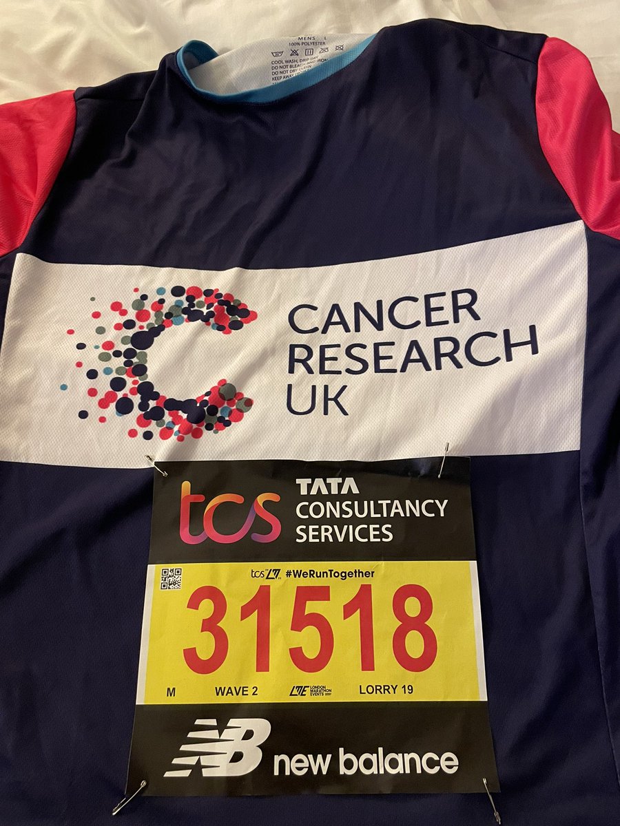 benhaggitt's tweet photo. I fear this T-shirt is going to be very wet tomorrow! @LondonMarathon @CR_UK if you’d like you can still sponsor https://t.co/tafN9c3JZb https://t.co/CPEbE7oevB