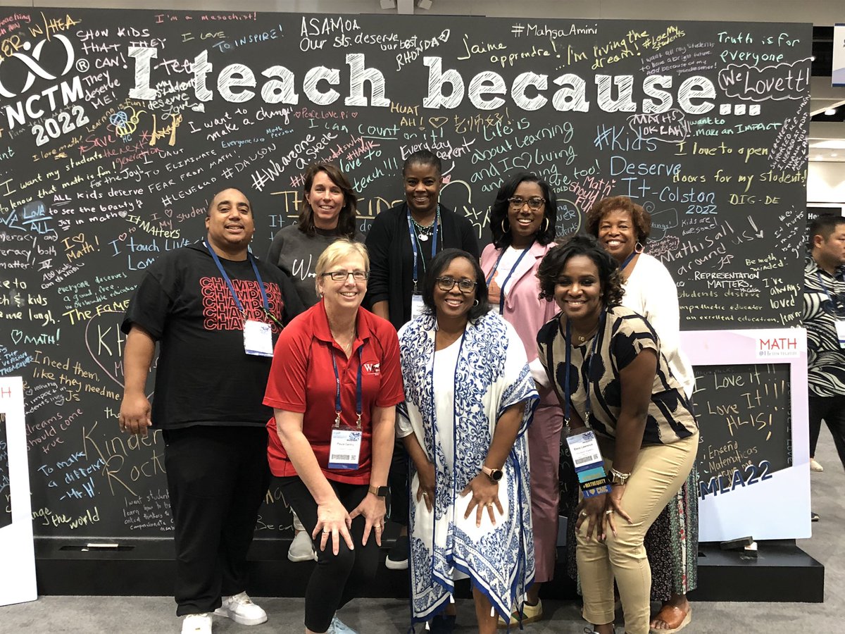 Invigorating times at NCTM 2022. <a href="/WoodwardAcademy/">Woodward Academy</a> @wadeanoffun <a href="/cwhitetech/">Connie White</a>