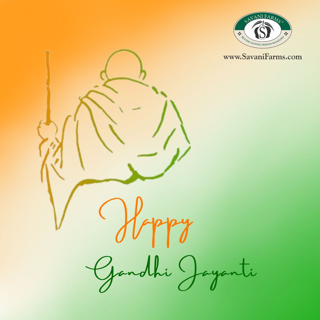 Savanifarm's tweet photo. "Strength does not come from physical capacity. It comes from an indomitable will." - Mahatma Gandhi. Happy Gandhi Jayanti to you all from Savani Farms. #happygandhijayanti #nonviolence #peace #mahatmagandhijayanti #savanifarms https://t.co/yL9yElGIj3