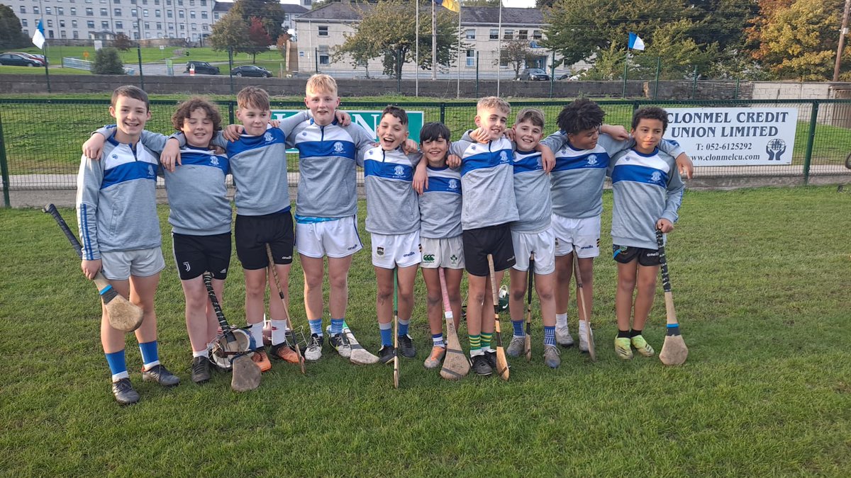 StMarys_HC's tweet photo. Pics of our u13 squads ahead of tomorrow's county final. Also, 5 sets of brothers playing across both teams tomorrow. 
The tops were kindly sponsored by @osullinsurance big thank you to Seanie and his family. Bed early now boys!! https://t.co/2bomS9NMhf