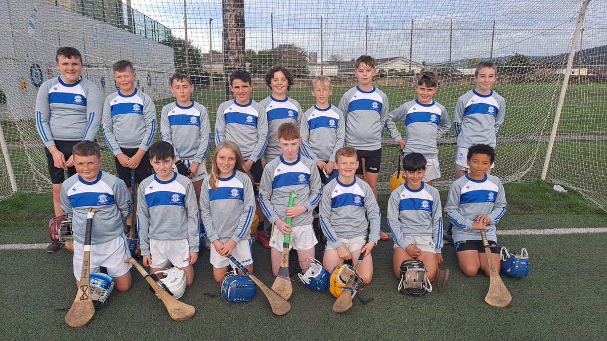StMarys_HC's tweet photo. Pics of our u13 squads ahead of tomorrow's county final. Also, 5 sets of brothers playing across both teams tomorrow. 
The tops were kindly sponsored by @osullinsurance big thank you to Seanie and his family. Bed early now boys!! https://t.co/2bomS9NMhf