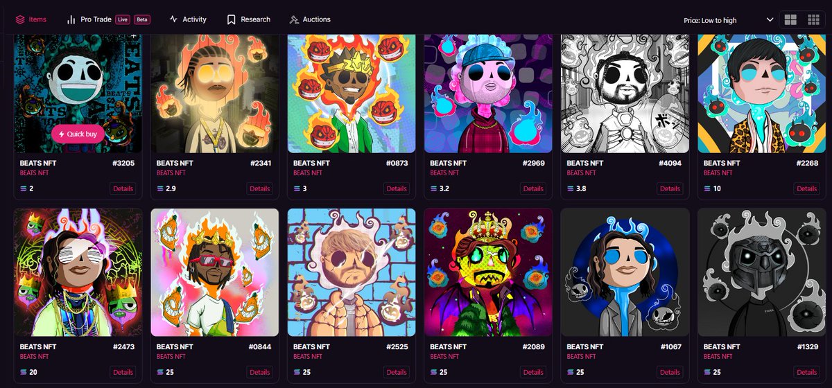 Beeeeaattss's tweet photo. Our arts are being revealed right now 🔥
Look how dope those are 🔥

Public mint is still open:
https://t.co/J32R2fXudY

#SolanaNFTs https://t.co/047yS5axGs