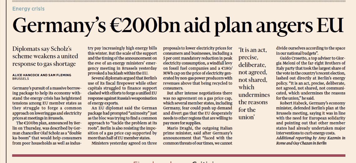 Duitsland doet het gewoon. 

200 miljard euro energiecompensatie voor burgers en bedrijven. 

Nederland geeft kruimels, laat zijn burgers keihard in de steek.

Want klimaat is volgens Kaag belangrijker.

Crimineel wanbeleid door politieke nietsnutten.