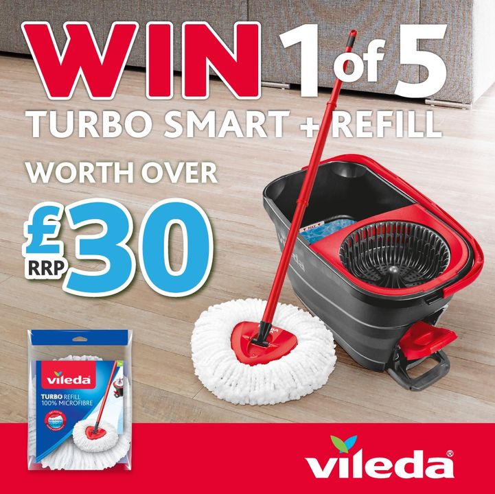 The Range UK on X: ✨ #GIVEAWAY ✨ We've teamed up with Vileda to give away  a Vileda Turbo Smart Spin Mop & Bucket set ➡️ 1. Like this 2. Retweet 3.