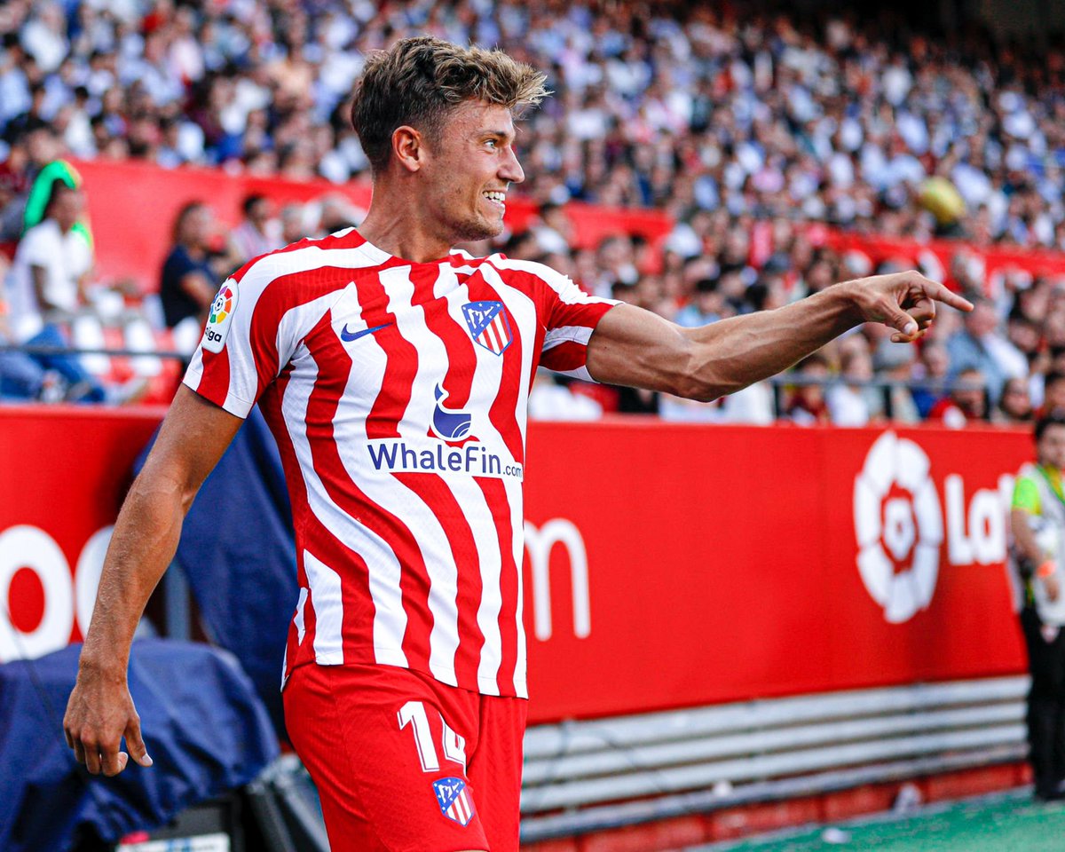 marcosllorente's tweet photo. Muy feliz por la victoria en un campo dificilísimo y por el gol. ¡Vamooosss! 🤞 #AúpaAtleti 🔴⚪
📸 Getty https://t.co/wiaX3HRnJC