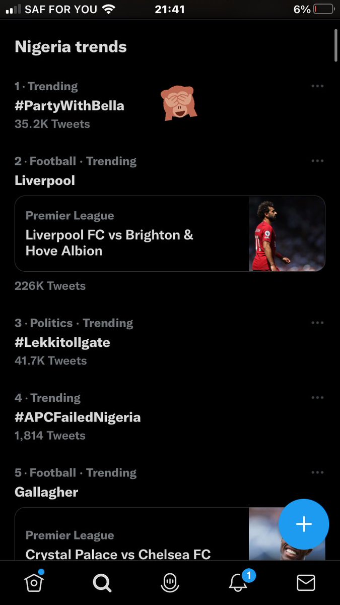 mboya_erica's tweet photo. Yay No.1 in nigeria #PartyWithBella  ⚡️⚡️❤️💃 https://t.co/v458mADyMe