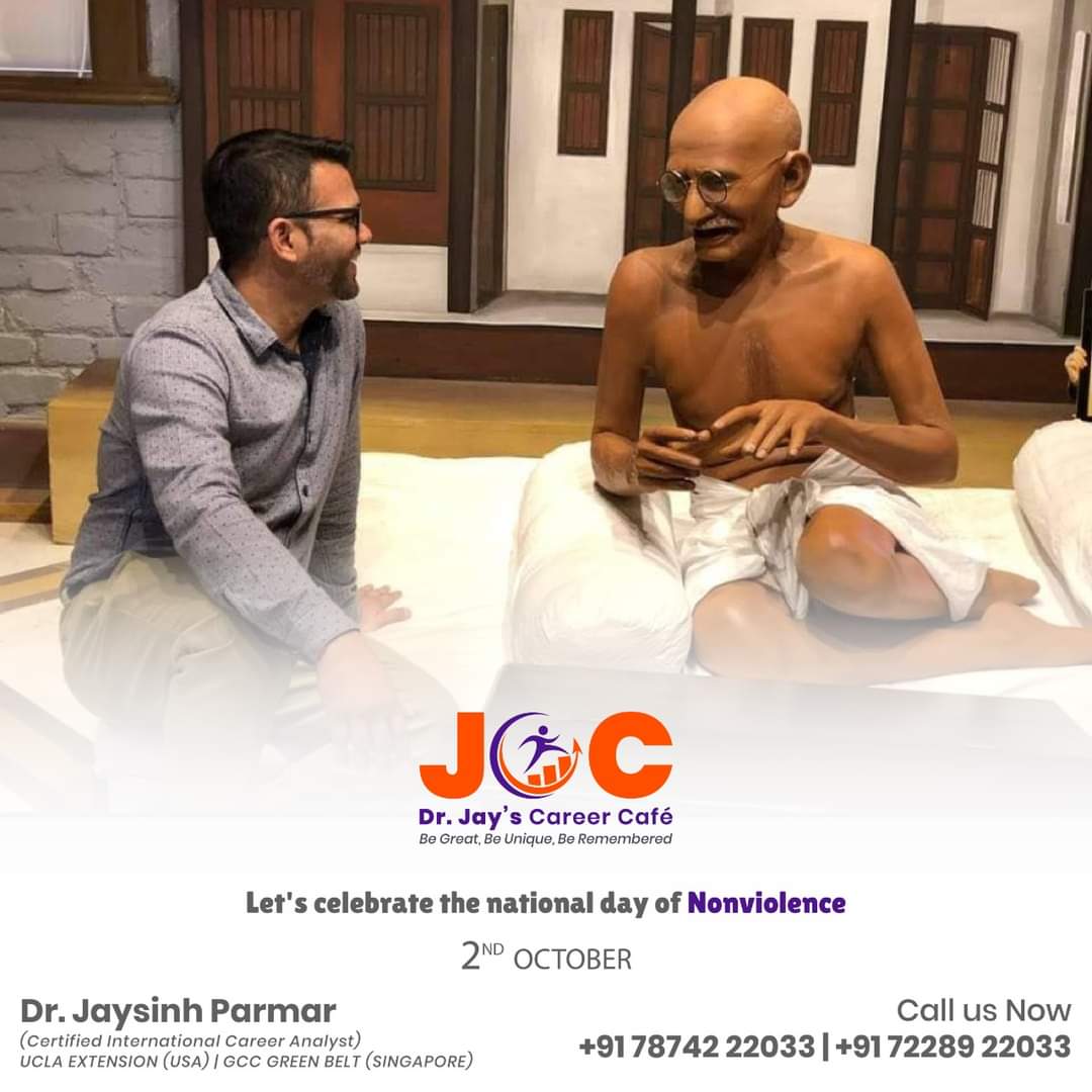 jaiparmar_jp's tweet photo. Let's celebrate the National Day of Non-Violence.
HAPPY GANDHI JAYANTI
#gandhijayanti #mahatmagandhi #gandhiji #happygandhijayanti
#CAREERCOUNSELLING #careermotivation #drjaysinhparmar #drjayscareercafe #careercounseling #careergoals #careeranalysis #careerdevelopment #streams https://t.co/s6z9vbHTaT