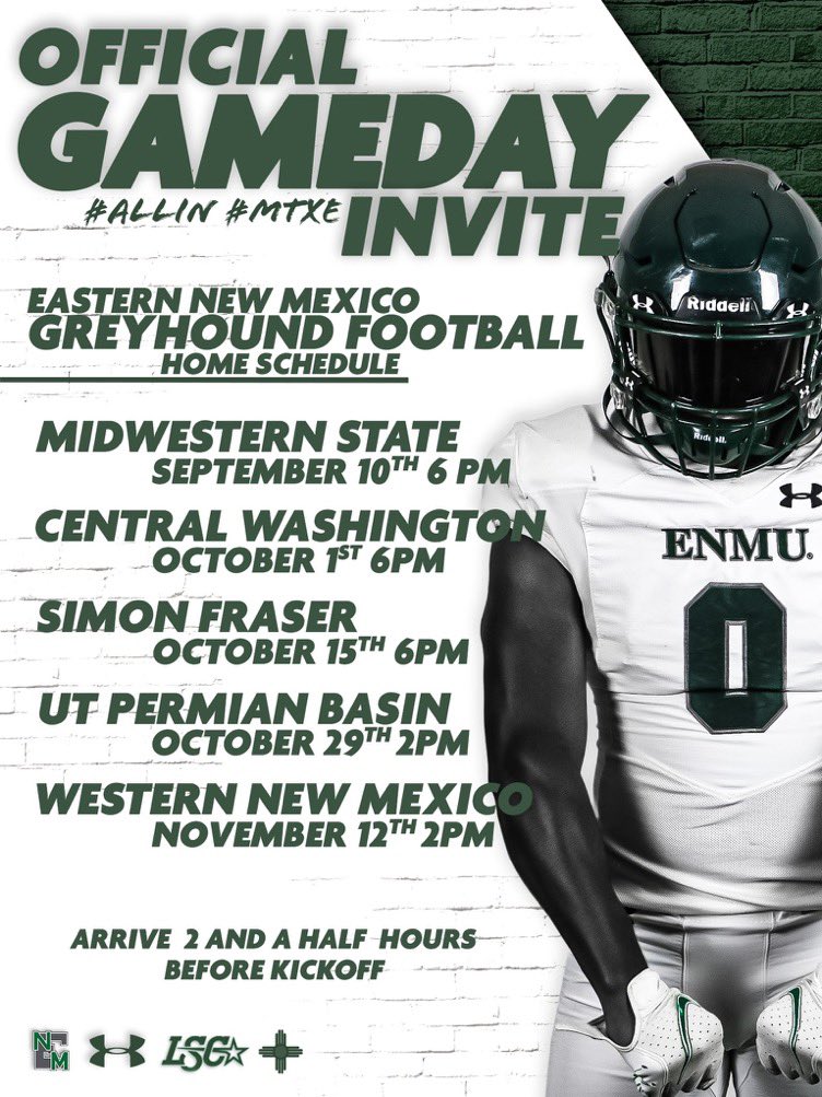 DillsRussell's tweet photo. Thank @ENMUFootball for the game day invite can’t wait to watch y’all ball out tonight @CoachLewisENMU @Thamannjr @Blakemcc54 https://t.co/12KzNEXy3l