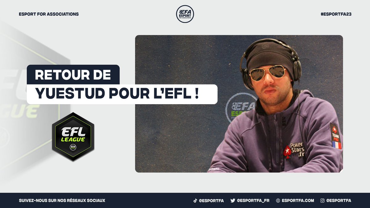 ESPORT FOR ASSOCIATIONS (@esportfa_fr) on Twitter photo ๐บ๐๐๐ฌ๐ญ๐๐ฎ๐ซ ๐๐
๐
๐๏ธ Cerise sur le gรขteau, <a href="/Yuestud/">Julien BRECARD</a> sera prรฉsent pour le cast d'#ESPORTFA23 ! ๐๐
#ESPORTFA23 ๐บ๐๐๐ฌ๐ญ๐๐ฎ๐ซ ๐๐
๐
๐๏ธ Cerise sur le gรขteau, <a href="/Yuestud/">Julien BRECARD</a> sera prรฉsent pour le cast d'#ESPORTFA23 ! ๐๐
#ESPORTFA23