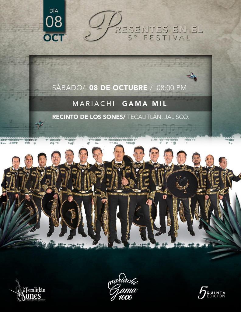 Nos vemos el próximo sábado 08 de Octubre #Tecalitlan 🙌🏼