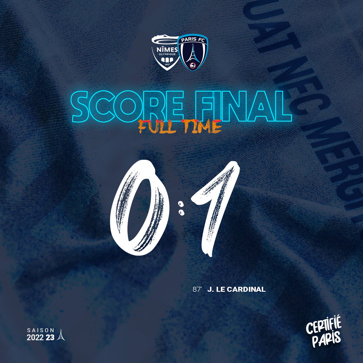 ParisFC's tweet photo. 🔚 𝗩𝗜𝗖𝗧𝗢𝗢𝗢𝗢𝗢𝗢𝗢𝗢𝗜𝗥𝗘 👊 !
Au bout du bout, le Paris FC vient s'imposer aux Costière. Qu'elle fait du bien celle-ci 😍
#NOPFC https://t.co/rPIUSxu3Nh