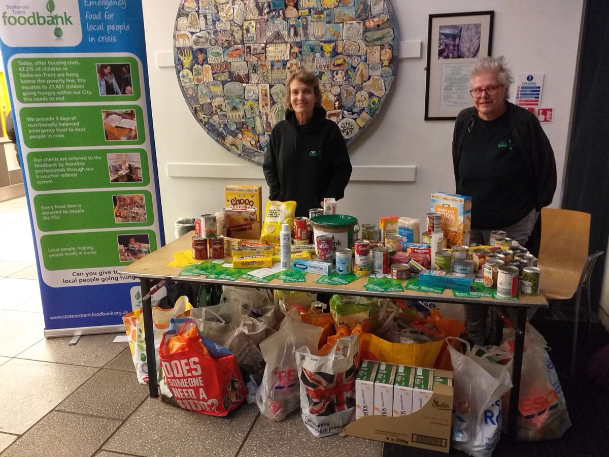 SoTFoodbank's tweet photo. Thanks to Richard from @OasisBiddulph 
for all his help, including photography! https://t.co/dzNr9AMTOA