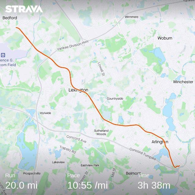 mechanicaladva5's tweet photo. Bucket list item: ran the whole minuteman bikeway today #Boston #running #run https://t.co/klmU6pCFGf