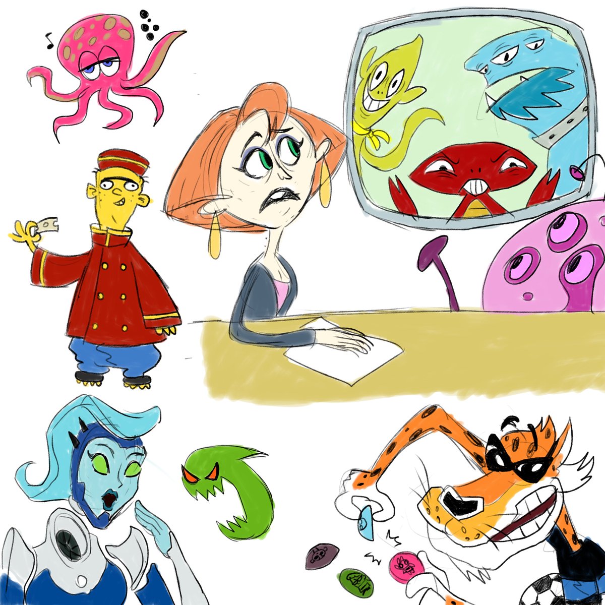 I_dunno_morty's tweet photo. More cartoon buddies!

#CartoonNetwork30thbirthday #groovies #EdEddnEddy #Votatoon #Invaded #Fusionfall #ChesterCheetos https://t.co/II8DxTfQHA