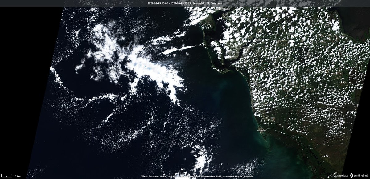 imagerydrones's tweet photo. Incredible coastal imagery of Florida pre- and post- Ian on @sentinel_hub  #sentinel2 #satellite #remotesensing https://t.co/zTCbWNXuR3 https://t.co/o9VTJ0AMWQ
