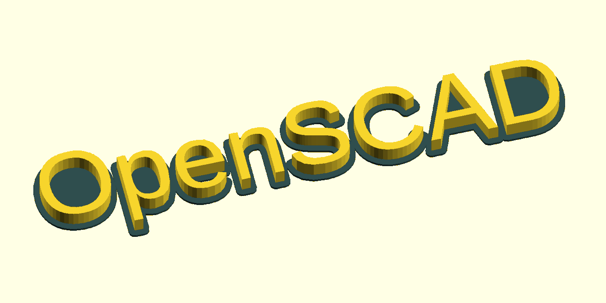 OpenSCAD tweet media