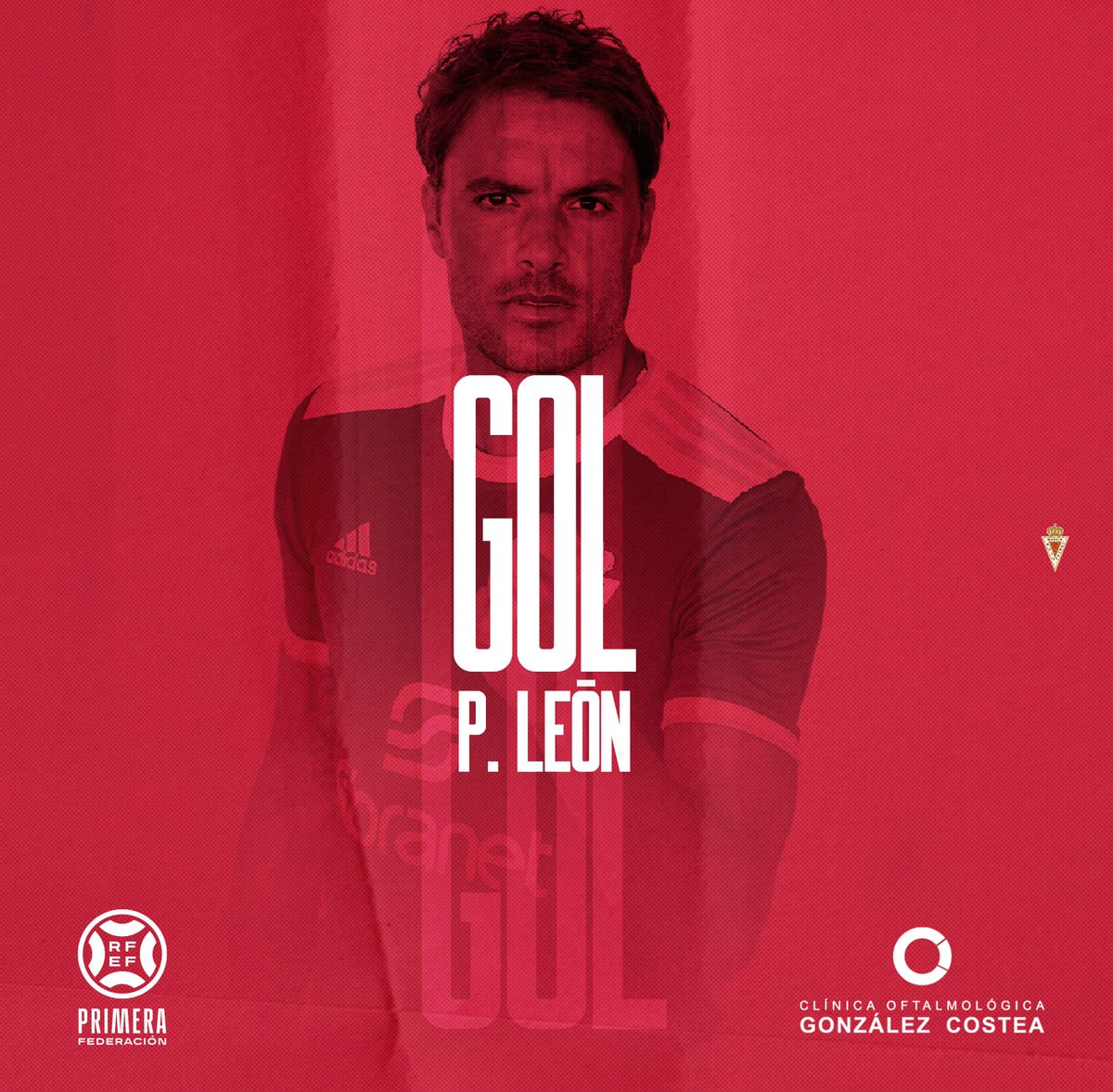 #J6 | 90+4' | 4-2 | ¡GOOOOOOL DEL REAL MURCIA! ¡HAT TRICK DE DON PEDRO LEÓN! 
⭐ <a href="/GonzalezCostea/">González Costea</a>
#RealMurciaSDLogroñes