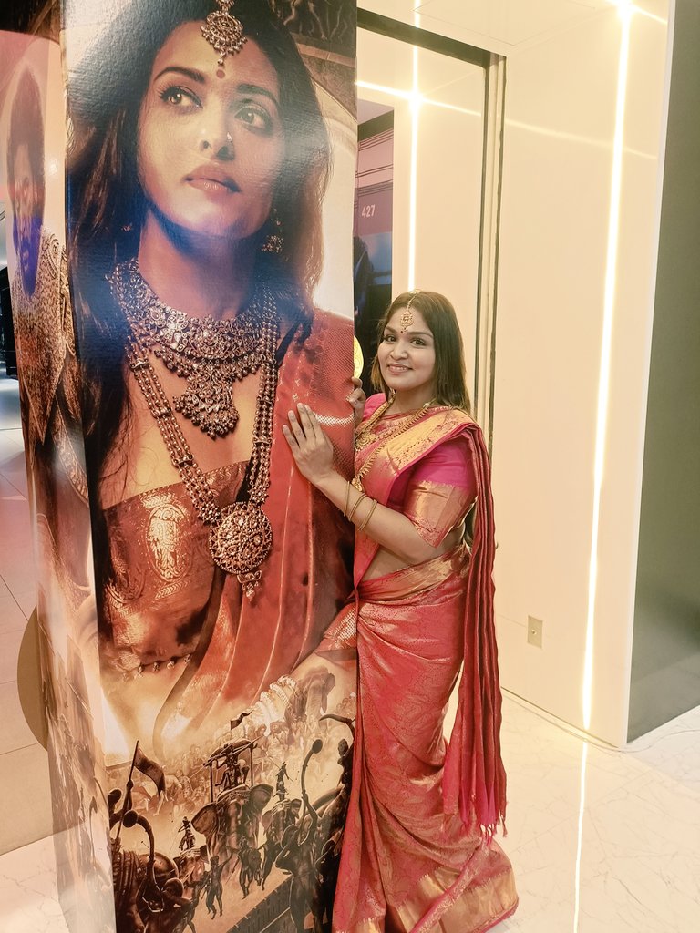subhasreeV's tweet photo. Ponniyin Selvan Royal Screening at @TGVCinemas by @LotusFivestarAV and RG Creation #PonniyinSelvan #PonniyinSelvan1 https://t.co/KOhiIzsECa