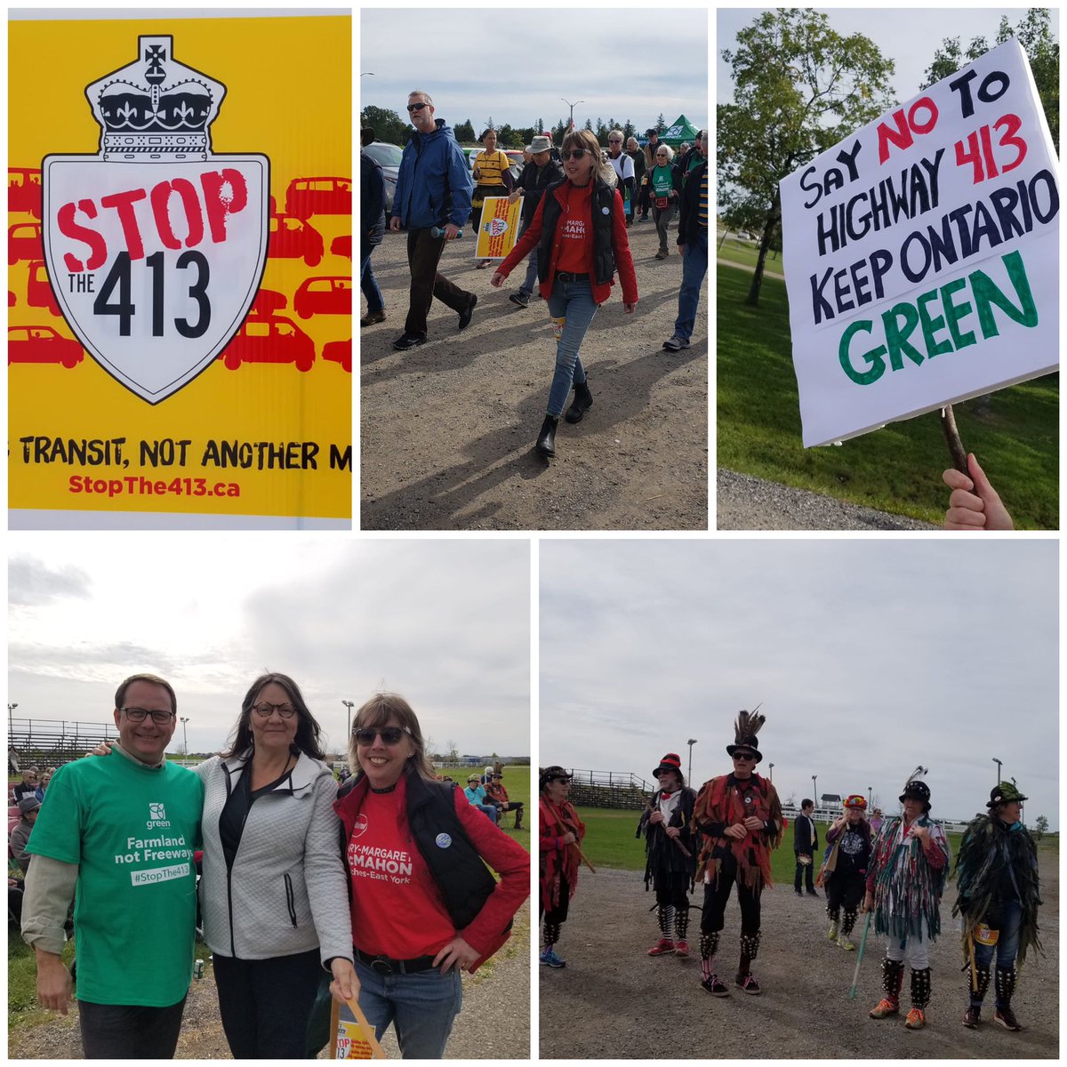 marymargaretbey's tweet photo. Proud to march today at the #HarvestOntarioWalk, standing together in strong opposition against Highway 413 #StopThe413 #ONpoli #ONenviro #Hwy413 @envirodefence @Gasp4Change https://t.co/sfgTTtZkis