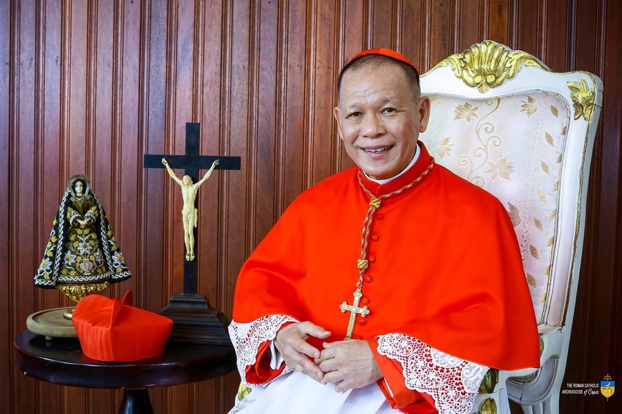 rcamaoc's tweet photo. Cardinal Advincula prays for the Affected Victims of Typhoon Karding
https://t.co/gNA0TS1upK
#typhoonKarding
#CardinalAdvincula
#ArchdioceseOfManila
#RCAMAOC https://t.co/BsfB7YHKVo