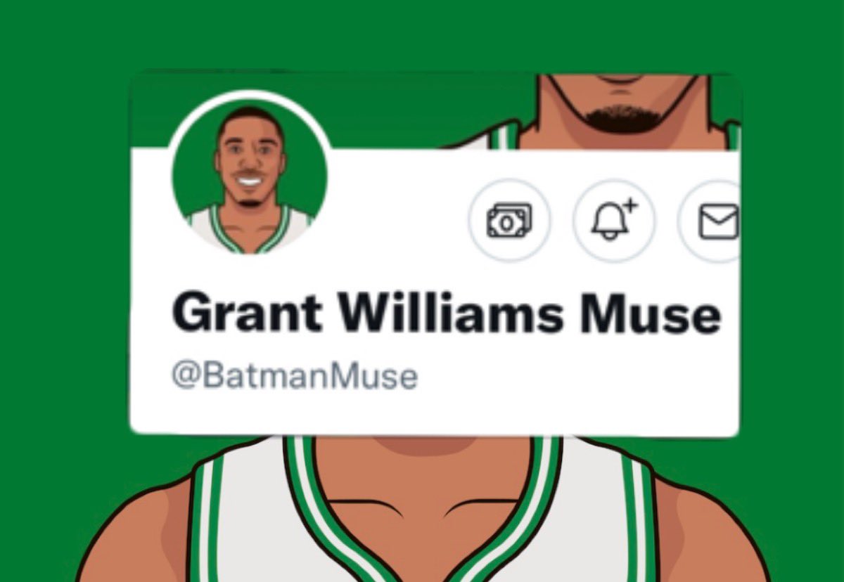 In todays day and age, fans and media seem to only want to talk about the superstars. We need more pages like @BatmanMuse giving us news and insight on hard nosed, gritty players like Grant Williams. Respect.