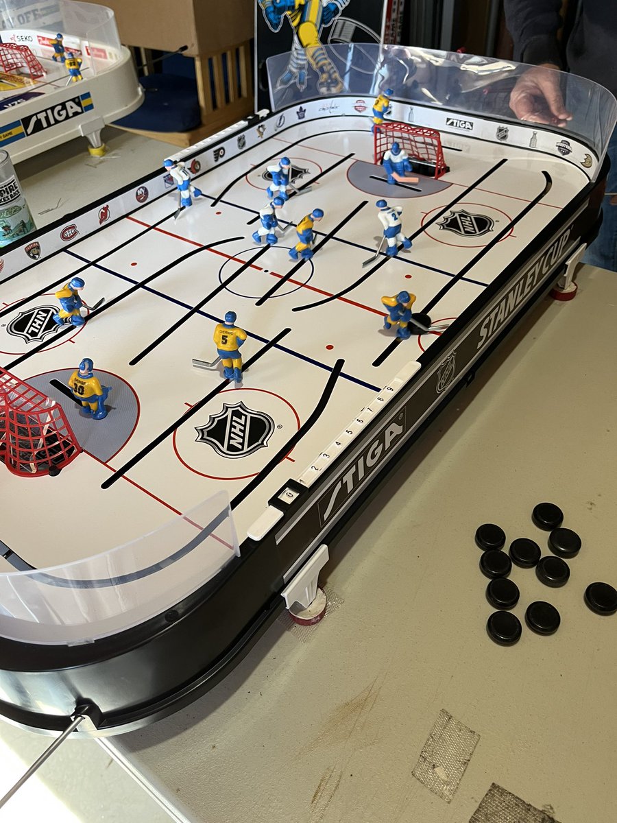USTableHockey's tweet photo. Getting some practice in before the Nov. 19 tournament in Kitchener outside Toronto. 

https://t.co/bz7kChke4e https://t.co/1My8xq4aCr