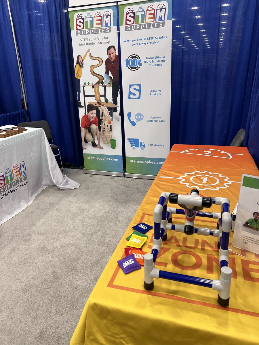 stemsuppliesco's tweet photo. We made it to #CASTEAM2022! Stop by booth 1006 for a chance to win our CreateKit Machine Kit and to launch our LearnLauncher Mini catapult! 🛠 https://t.co/pgCcdHA6yE