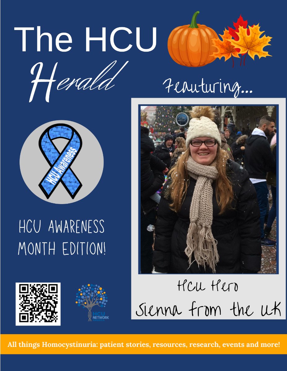 HCUAmerica's tweet photo. Celebrate HCU Awareness Month, read the HCU Herald! - https://t.co/hjz4m4feF2

#HCUHero #HCUAwarenessMonth #LowProteinRecipes #HCURaceforResearch #Research #ClassicalHCU #CobalaminDisorders #SevereMTHFR https://t.co/kibQ7YoQEs