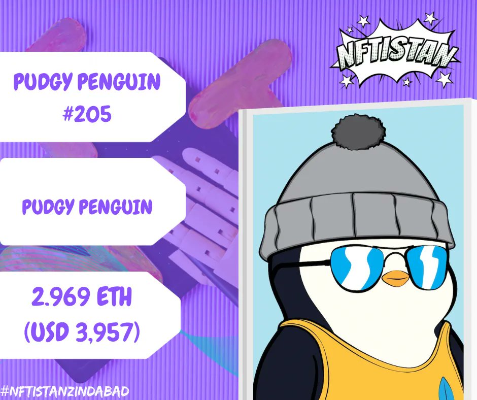 thenftistan's tweet photo. 👾 NFT of the Day!

🎨 #PudgyPenguins
-https://t.co/1mxmgE8htN

#NFTistan #NFTistanZindabad #NFTPakistan #PakistanNFT #NFTinPakistan #NFT #NFTs #NFTUpdates #NFTCommunity #NFTArtist #NFTArtists #NFTGallery https://t.co/dsLdgKMcg8