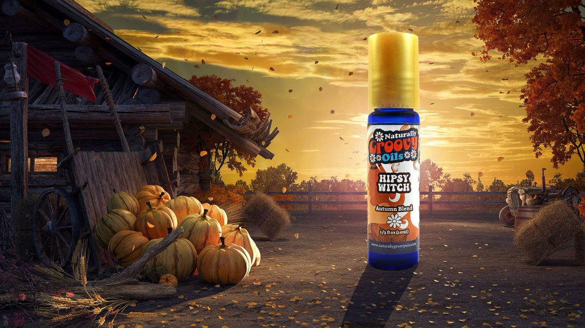 GroovyOils's tweet photo. Celebrate Fall and capture your witchy side! Our most popular blend, Hipsy Witch, features Lemon, Nutmeg, Jasmine, Patchouli, and Sandalwood, chosen to inspire your free-spirited and divine feminine nature. #naturallygroovyoils #essentialoils #autumn https://t.co/D9u4EVwEDy https://t.co/vdezS0Iika
