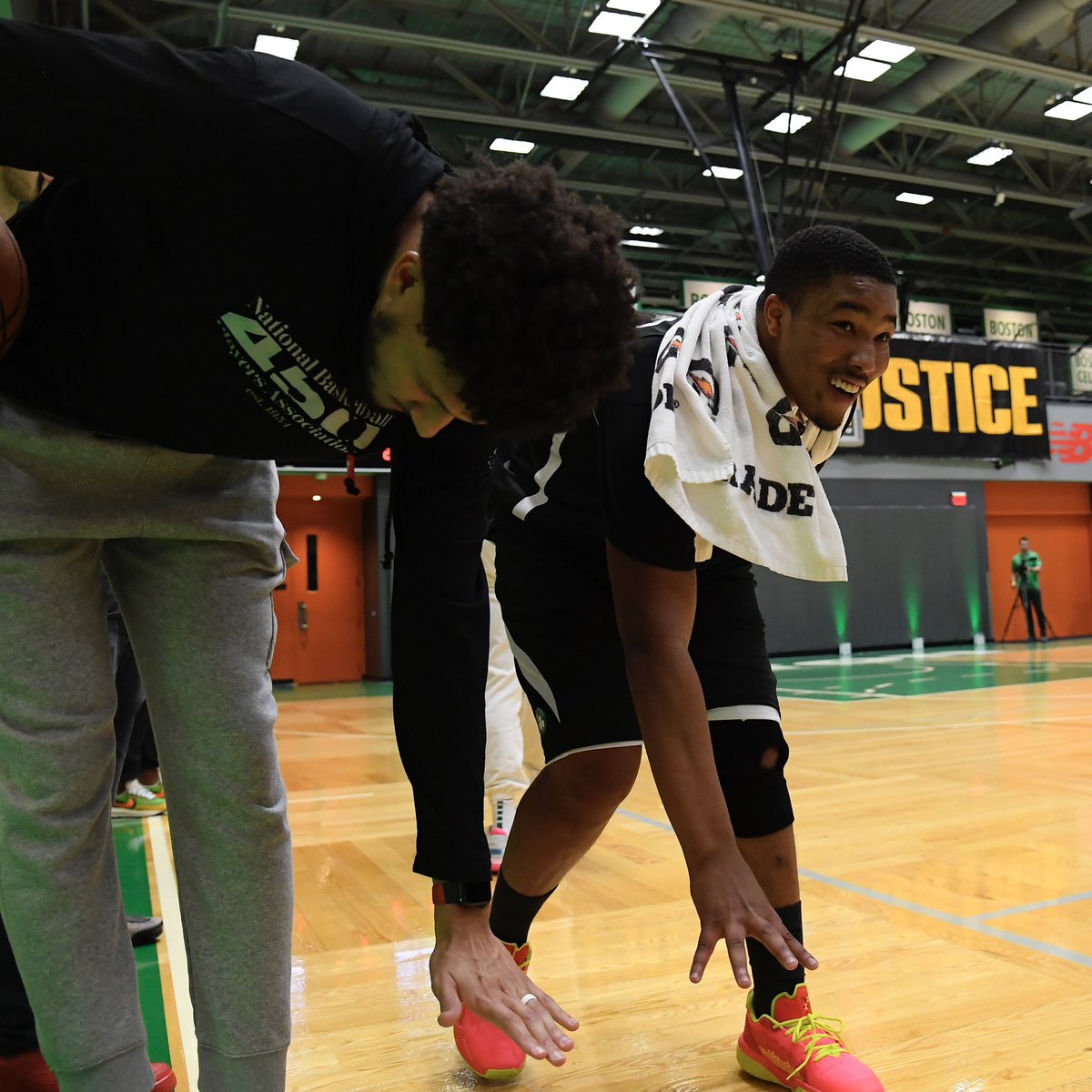 celtics's tweet photo. #PlayForJustice is a Represent Justice program, produced by @plusonesociety_.
The program creates a transformational experience that brings attention to the need for a fair legal system, dignity for system-impacted communities and an end to extreme sentencing. (2/2) https://t.co/CQ0o6vPZtv