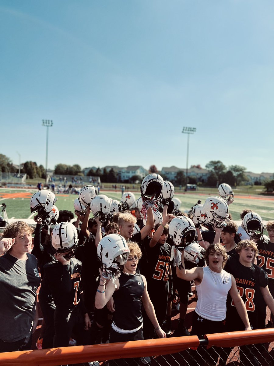 JeffKolker9's tweet photo. The STCE freshman team responded with an impressive 15-8 win over a tough Geneva team. The Saints are playing great team ball. Special love for our amazing fans and their encouragement. Also, thanks to my family. https://t.co/ou3njNGq2D