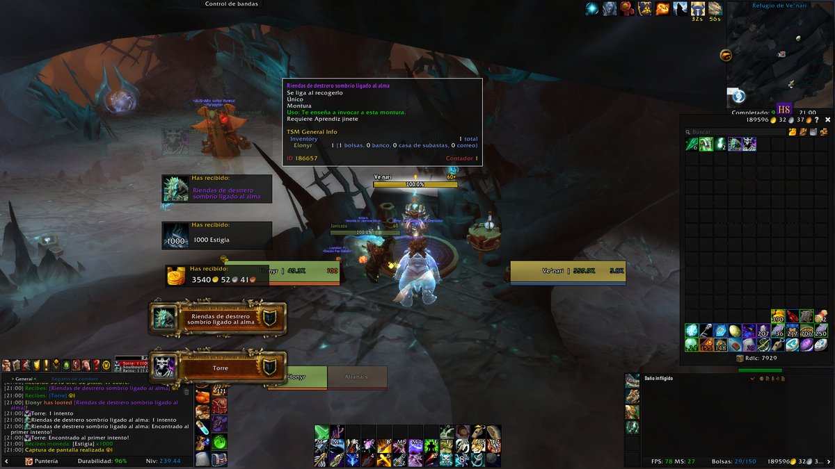 Elonyr_'s tweet photo. ¿Le caigo bien a Ve'nari? Yo creo que SÍ. ⚔️
Montura y pet en el cofre de reputación exaltado ✅
545 del #Roadto550 #Warcraft #Shadowlands #Wow https://t.co/1zVFdkxnVM