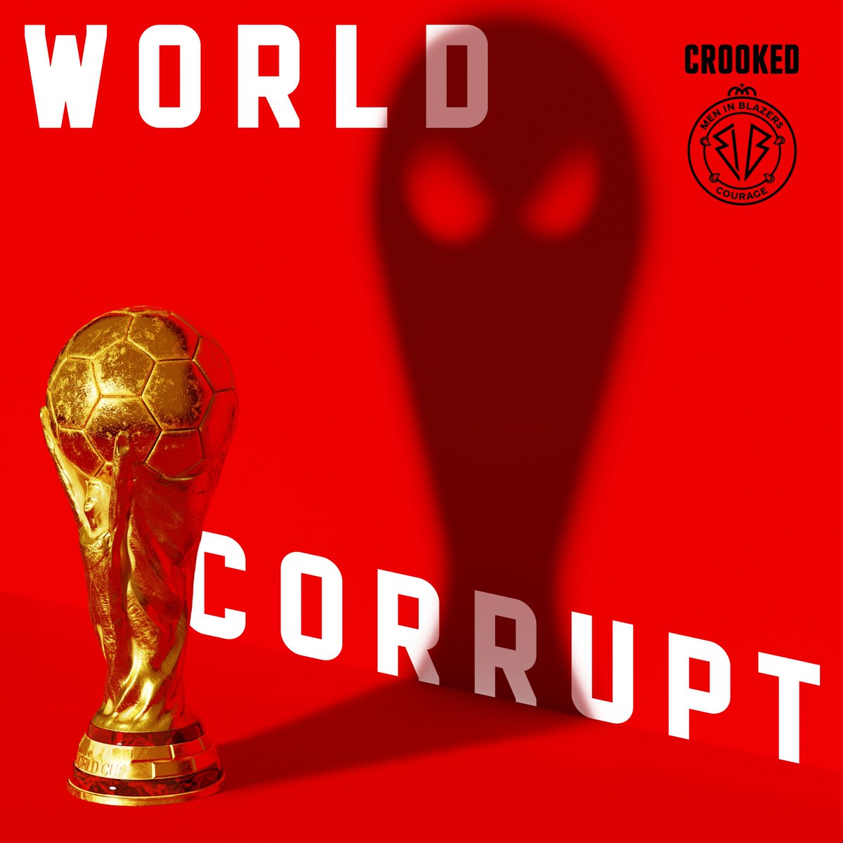 ⚽ MEN IN BLAZERS x @CrookedMedia COLLAB 🌎 

Rog and #PodSaveTheWorld's @TVietor08 have teamed up to create #WorldCorrupt, a six-part pod series that focuses on the complexities and moral conundrums brought on by Qatar hosting the World Cup. 

TRAILER 🎧 tinyurl.com/yw4v8j2t