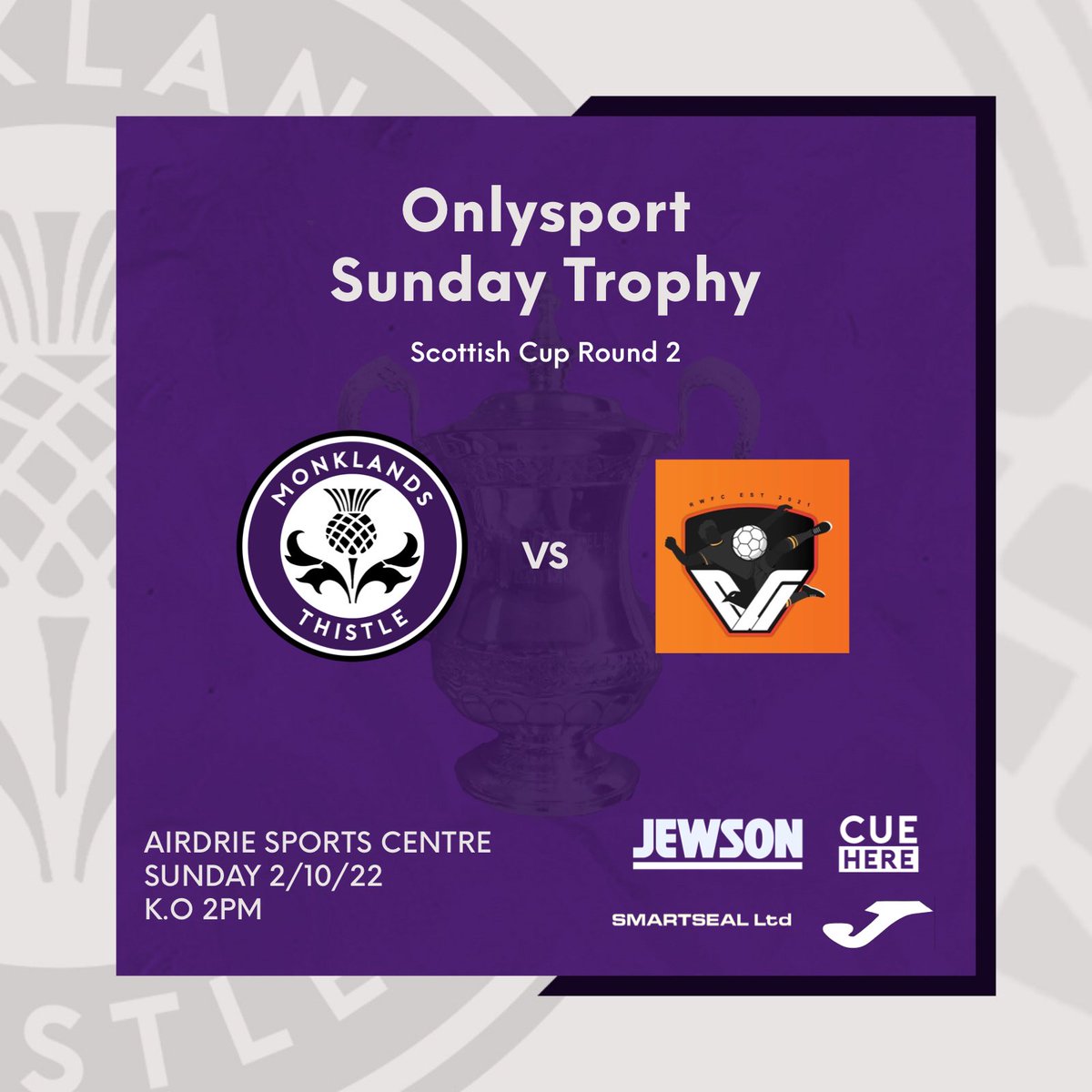 Tomorrow we continue our Scottish cup campaign at home to Ravenswood. A great occasion for both teams as we look to carry our recent form into the game.