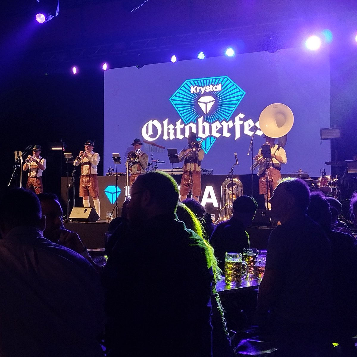 Thanks <a href="/KrystalHosting/">Krystal</a> for inviting <a href="/undabo/">undabo</a> to your big #Oktoberfest2022 birthday celebrations! Having a ball and a frankfurter or 3!