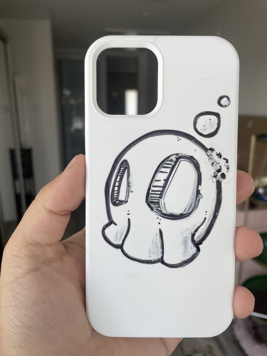 Saw this blank canvas and had to doodle on it 👀