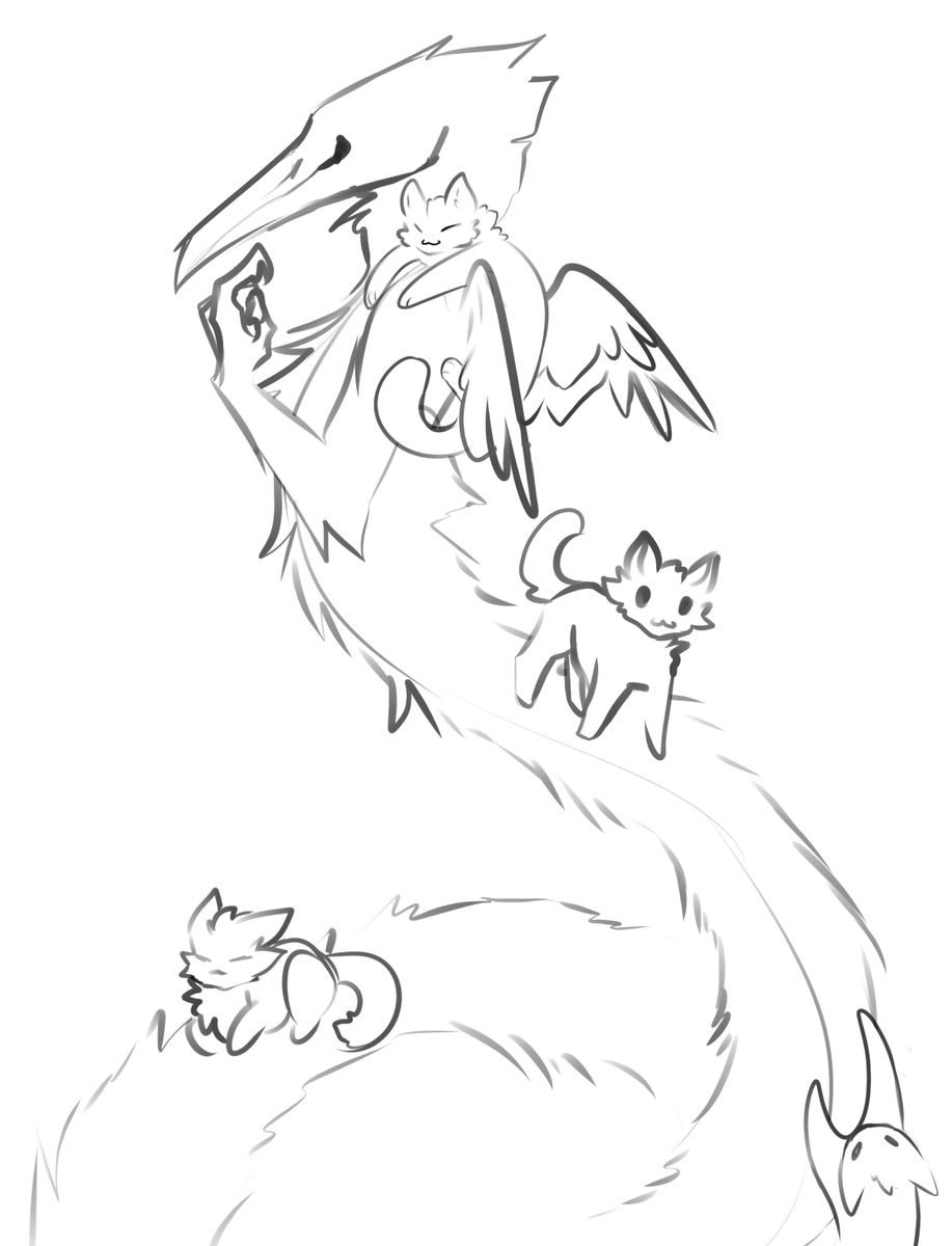 Delli94304025's tweet photo. Bird and cats
#art #artist #ArtistOnTwitter #digitalart #oc #character #design #dragon #creature #drawing #feral #monster #sketch #doodle #Rawen #Cats https://t.co/stLmTldkrj