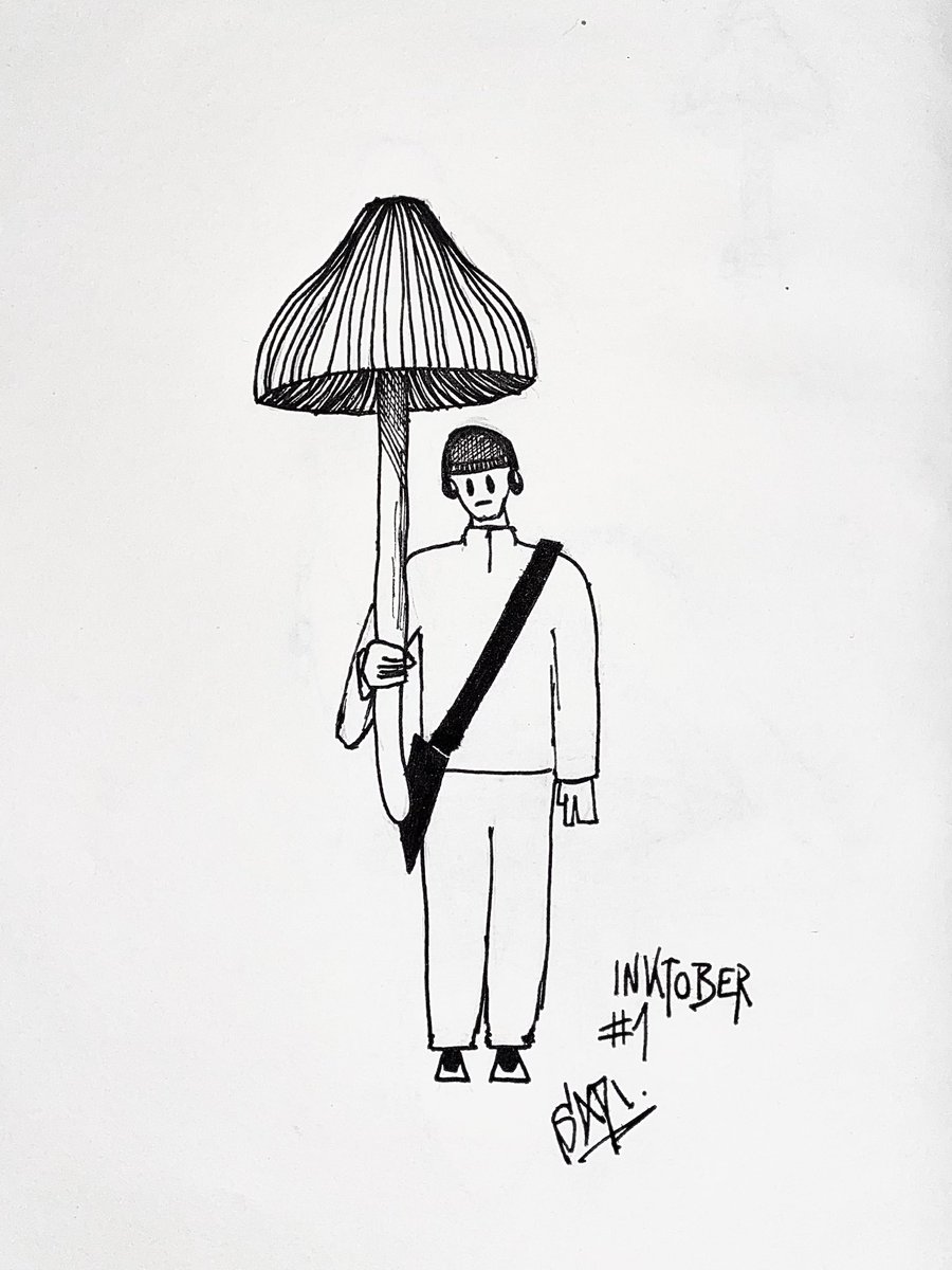 crowpepper's tweet photo. Champignon - Pour l’inktober lancé par @Schyunn et @Primulart :) https://t.co/Tyk31EsyZU
