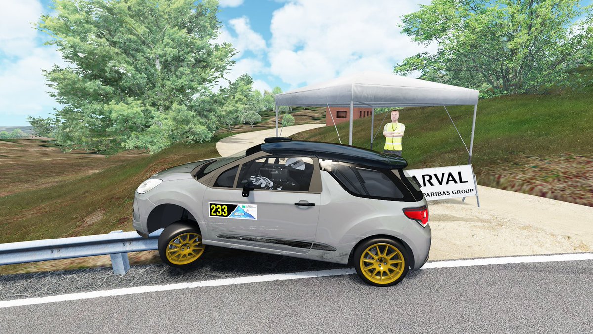 Strantis007's tweet photo. At the first two passages the car was so nice, has good feeling at the track and my team after some changes at the service park prepared the car to do the 2:04:585 a 2:03:585 at least. This was our mistake. I push very hard and a the second turn I just came out from the road. https://t.co/mTTJlNLpDo