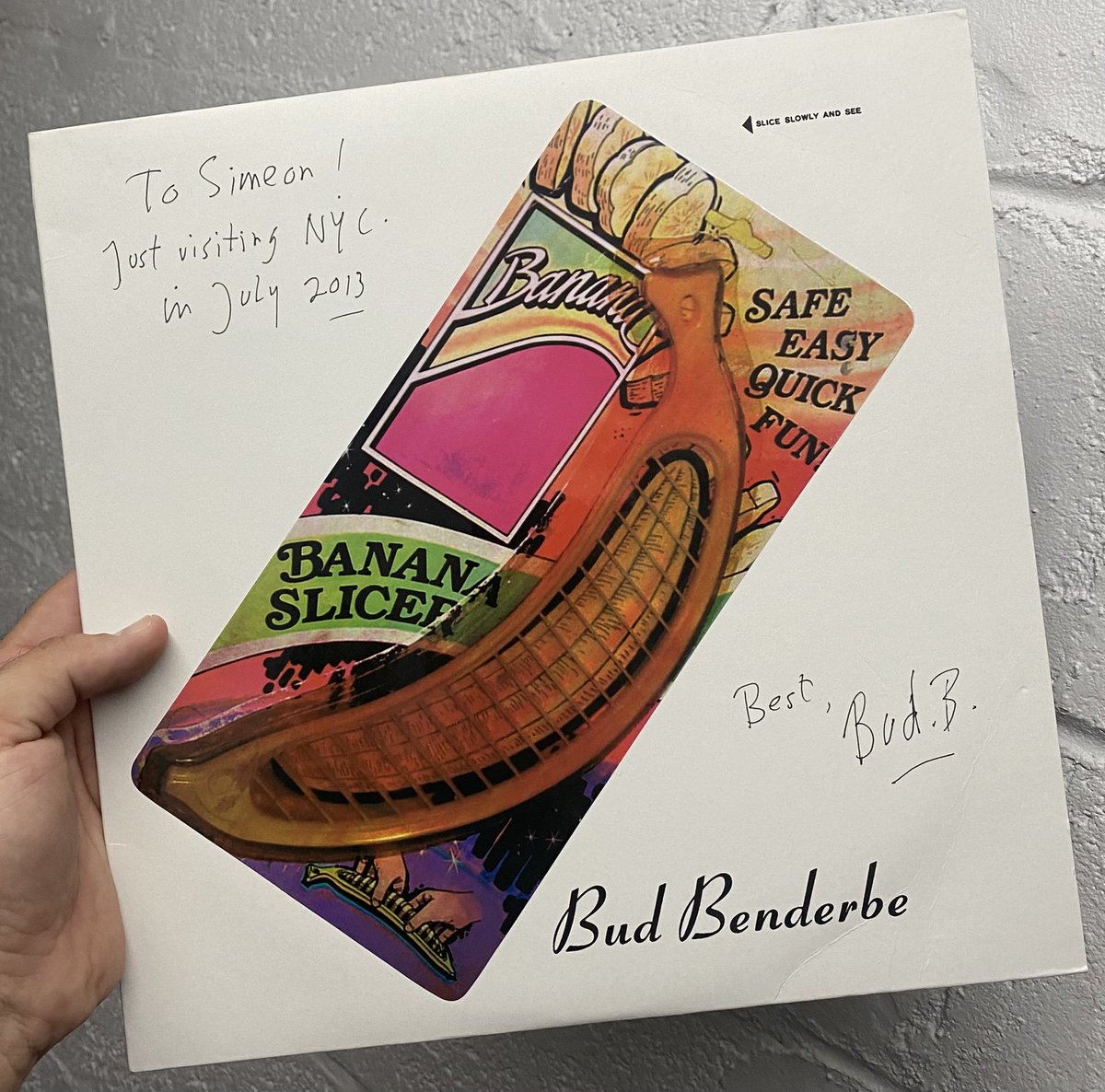 simeonlipman's tweet photo. @BudBenderbe @BerendDubbe I don’t like to boast, but I do have a signed 1st pressing https://t.co/yzwpQxH294